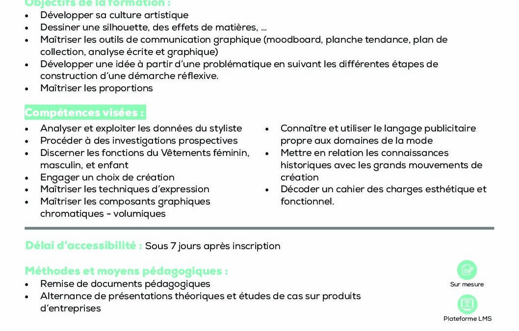 BE2 Traduire esthétiquement et fonctionnellement un produit