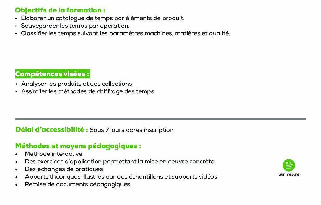 BM4 Catalogues de temps