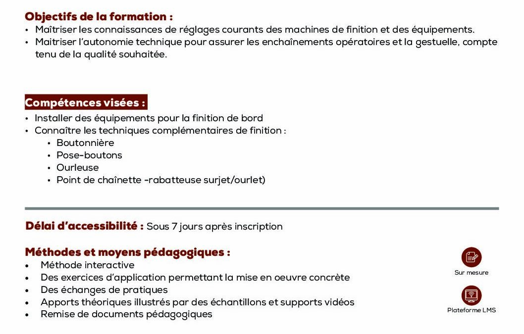 FP14 Travaux de finitions
