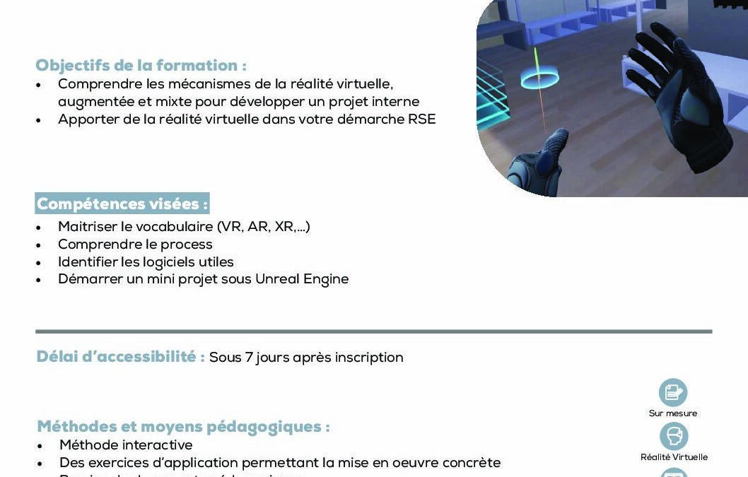 IM3 Les bases de la réalité virtuelle