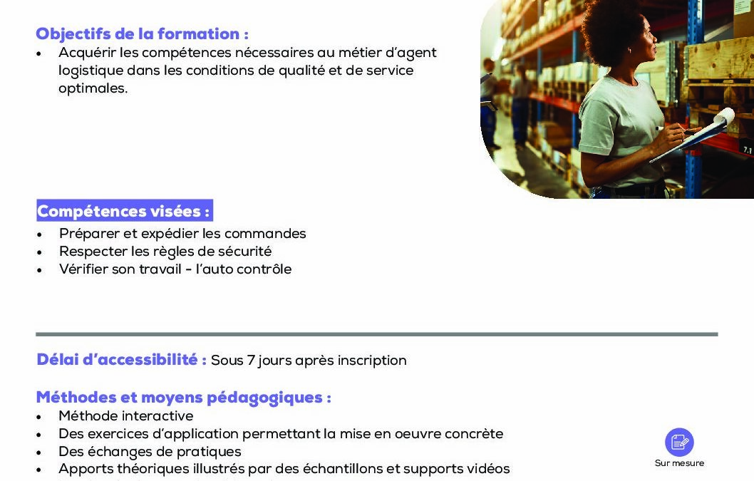 LO1 Préparateur de commande