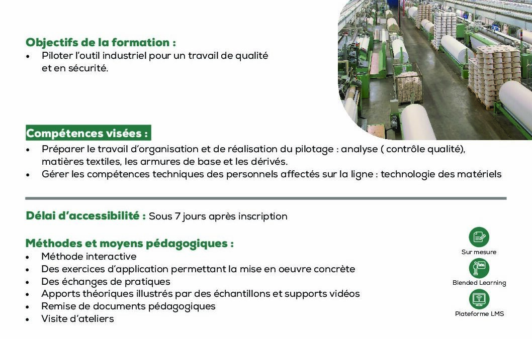 ST22 Organisation d’une production
