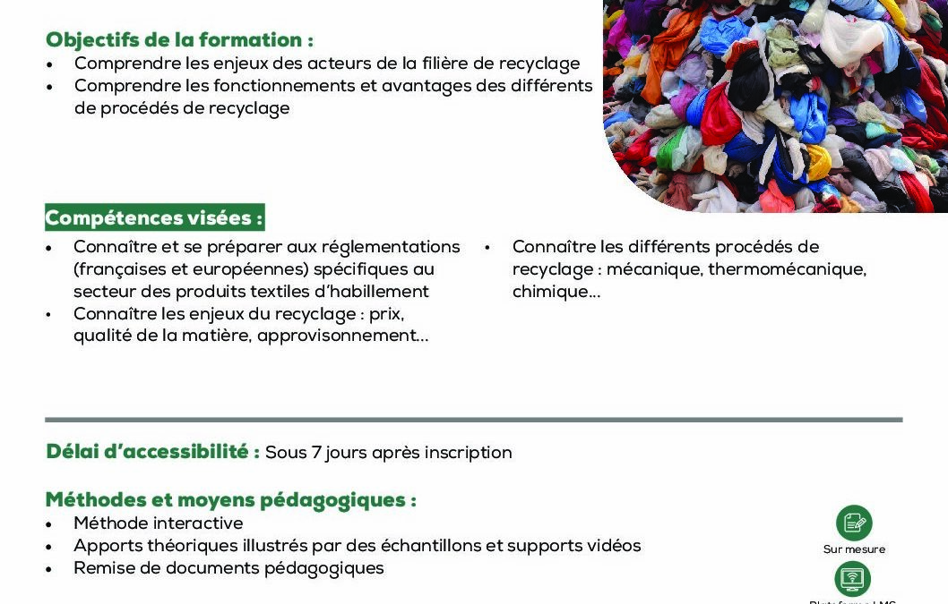 ST7 Le recyclage