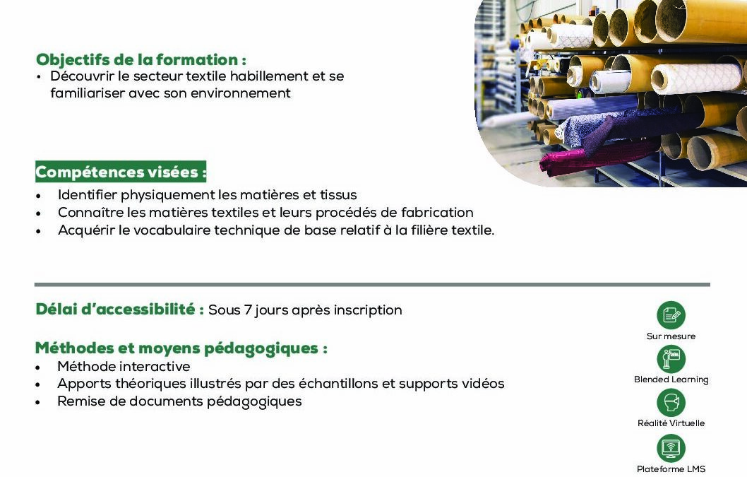ST8 Connaissance générale de la filière