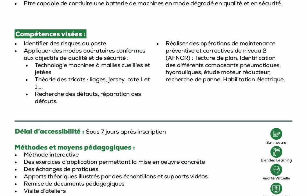 ST37 Intervention durant la production