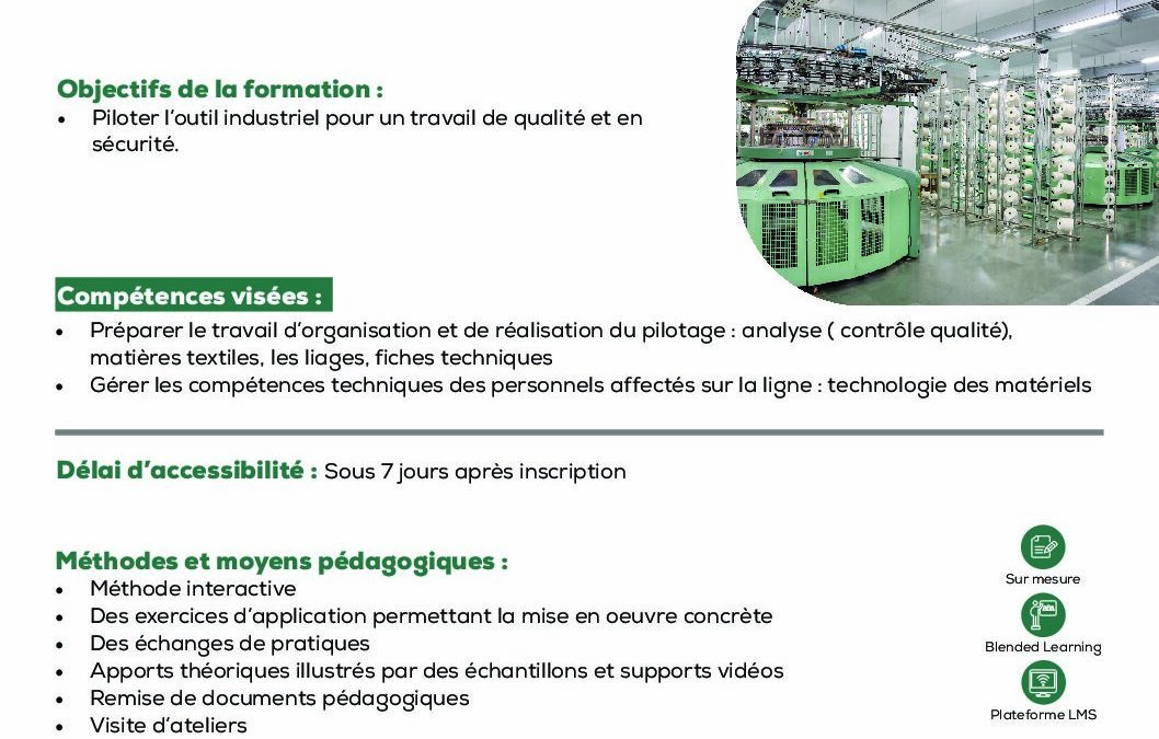 ST40 Organisation d’une production