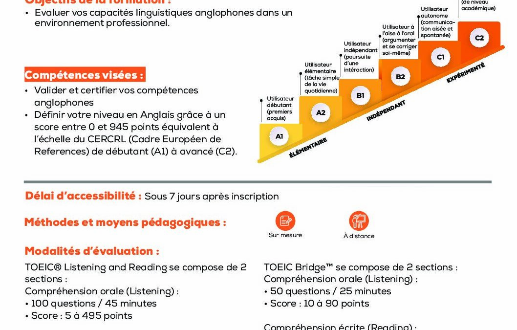 LG4 Préparation au passage du TOEIC