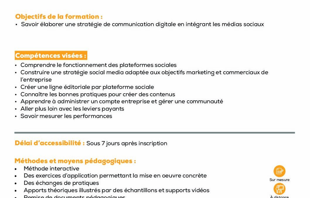 SC16 Stratégie social media