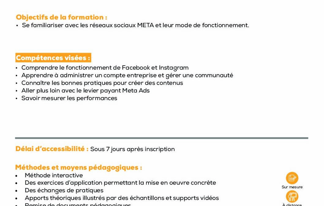 SC17 Prise de parole sur Meta (Facebook et Instagram)