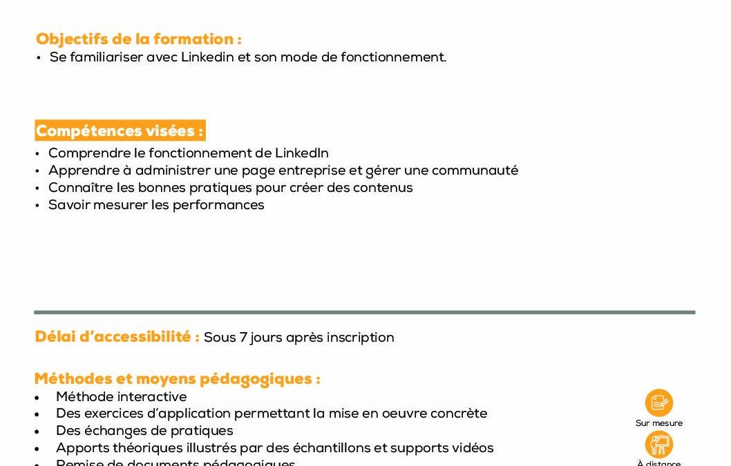 SC18 Prise de parole sur Linkedin