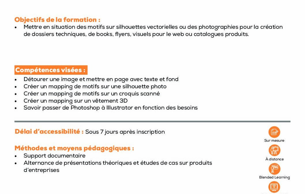 CR14 Photoshop mappings de motifs textile