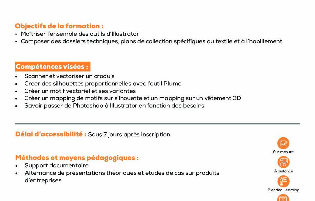 CR15 Illustrator réalisation de dossiers techniques