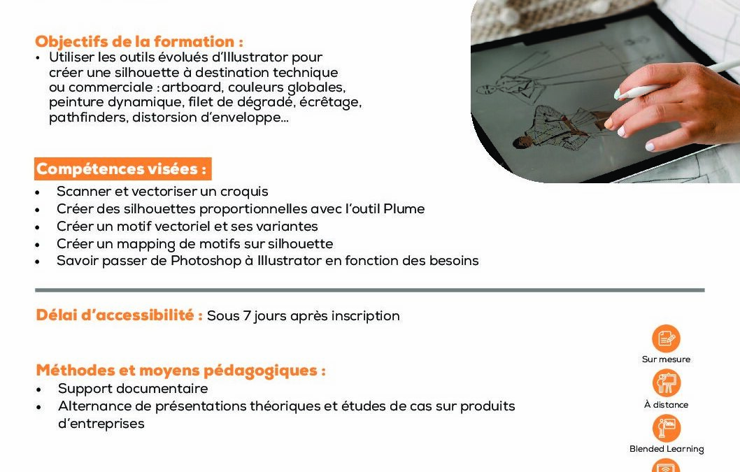 CR16 Illustrator création de silhouettes de Mode