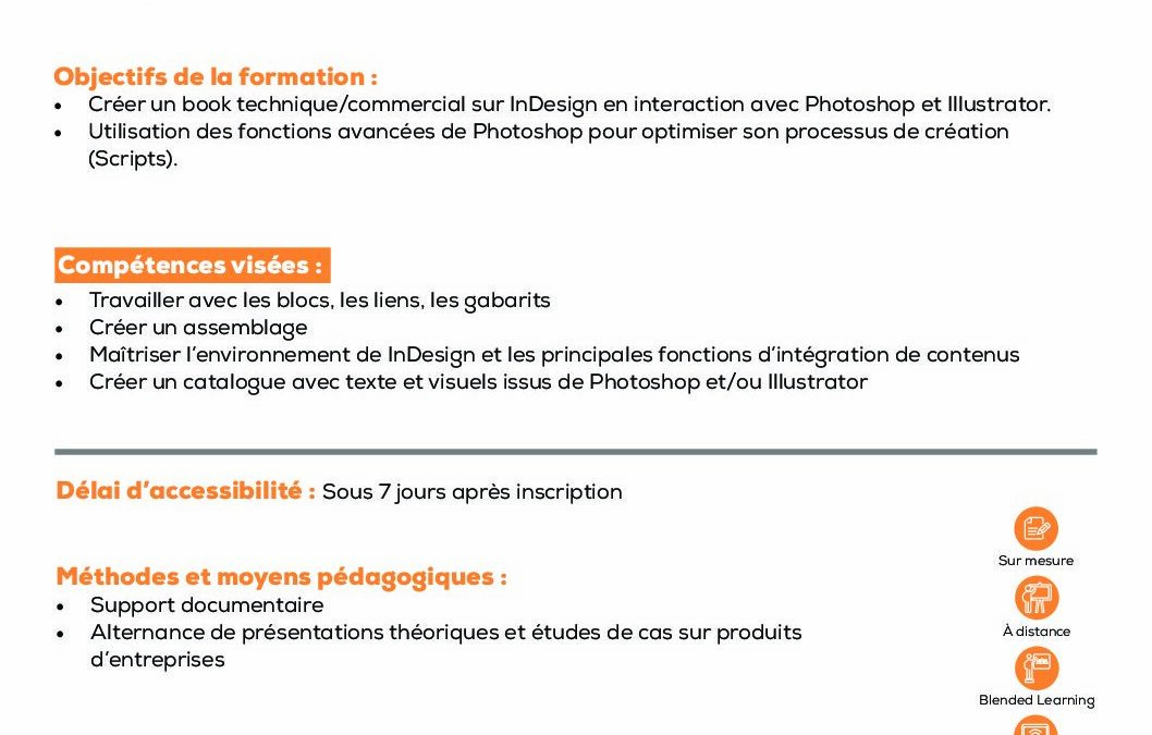 CR18 In Design automatisation de catalogues