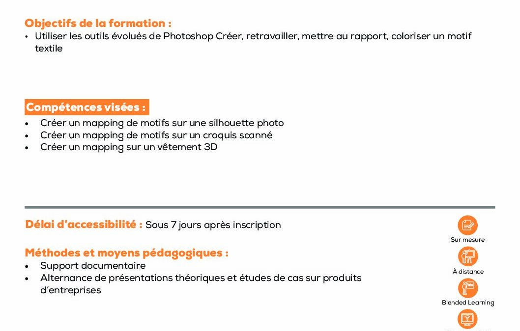 CR4 Photoshop pour la création Textile