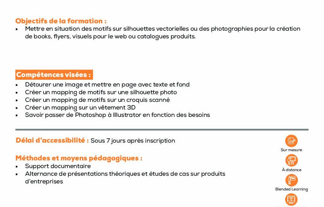 CR5 Photoshop mappings de motifs textile