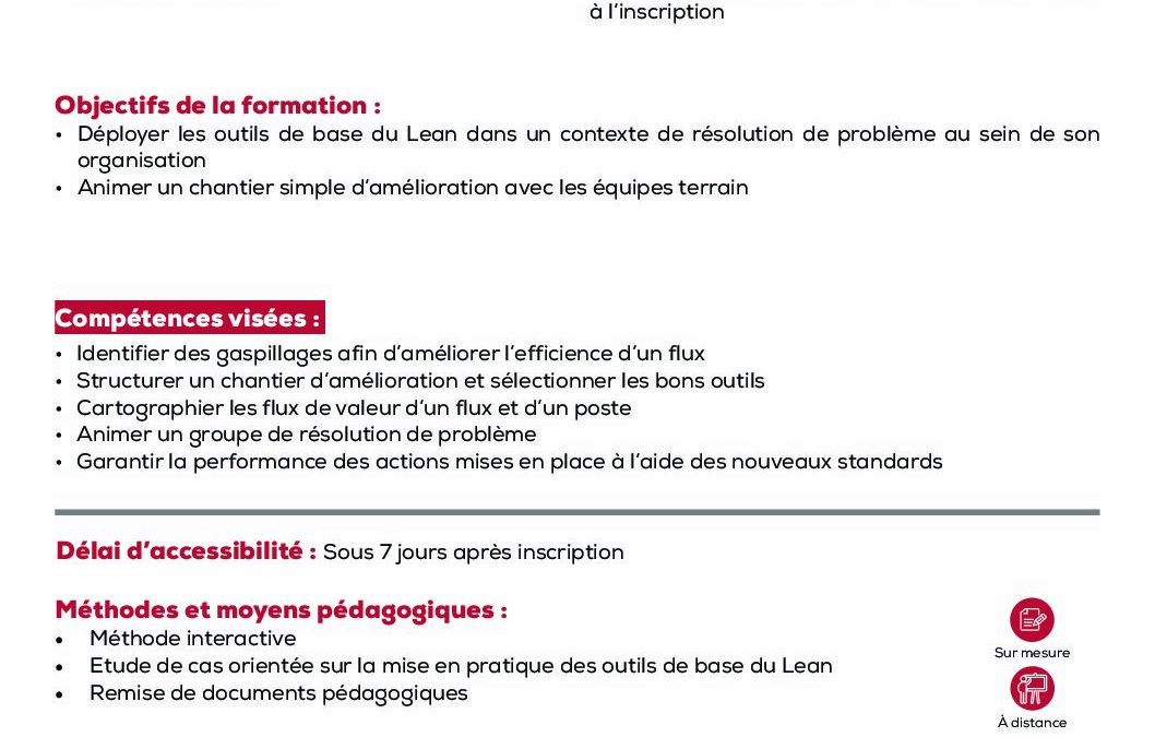 PI6 Yellow Belt Lean