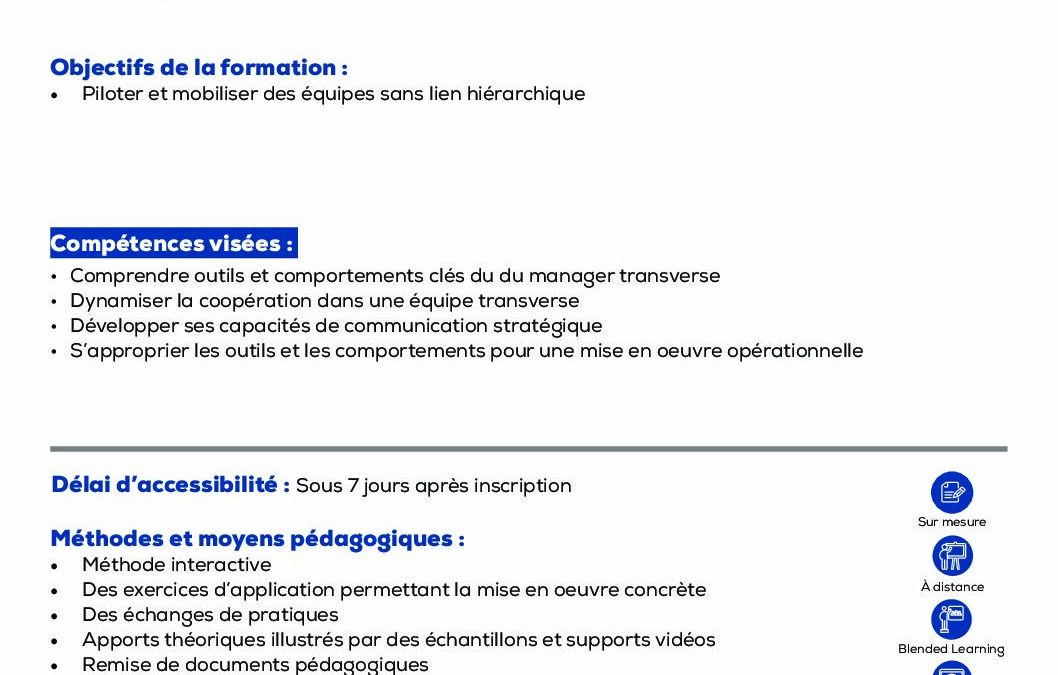 PM4 Management transverse