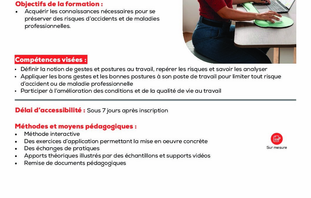 SS1 Gestes et postures