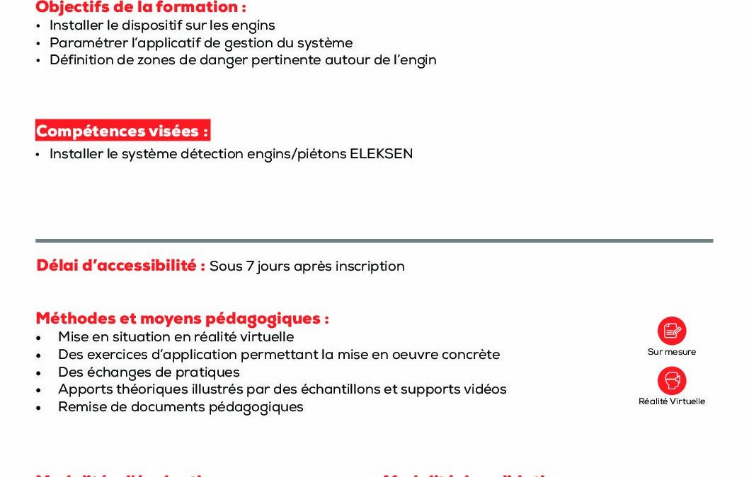 SS13 Système de détection engins piétons InstallationT2S