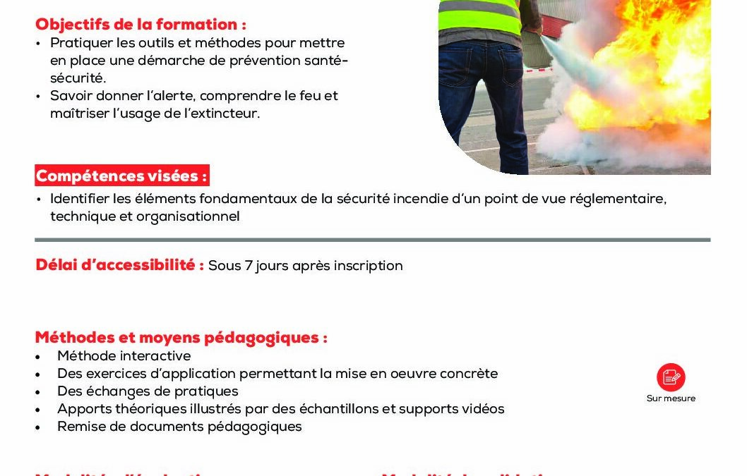 SS3 Sécurité incendie