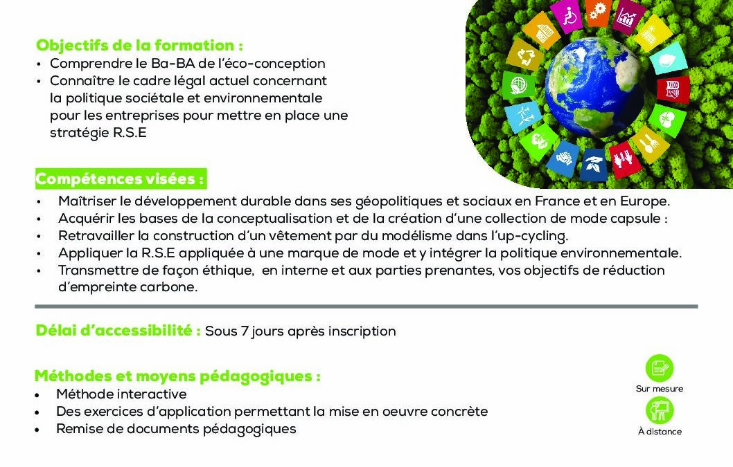 RSE12 L’Eco-Conception en 360 degrés dans la mode