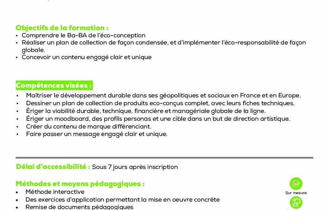 RSE13 Intégrer la direction artistique engagée au sein des collections