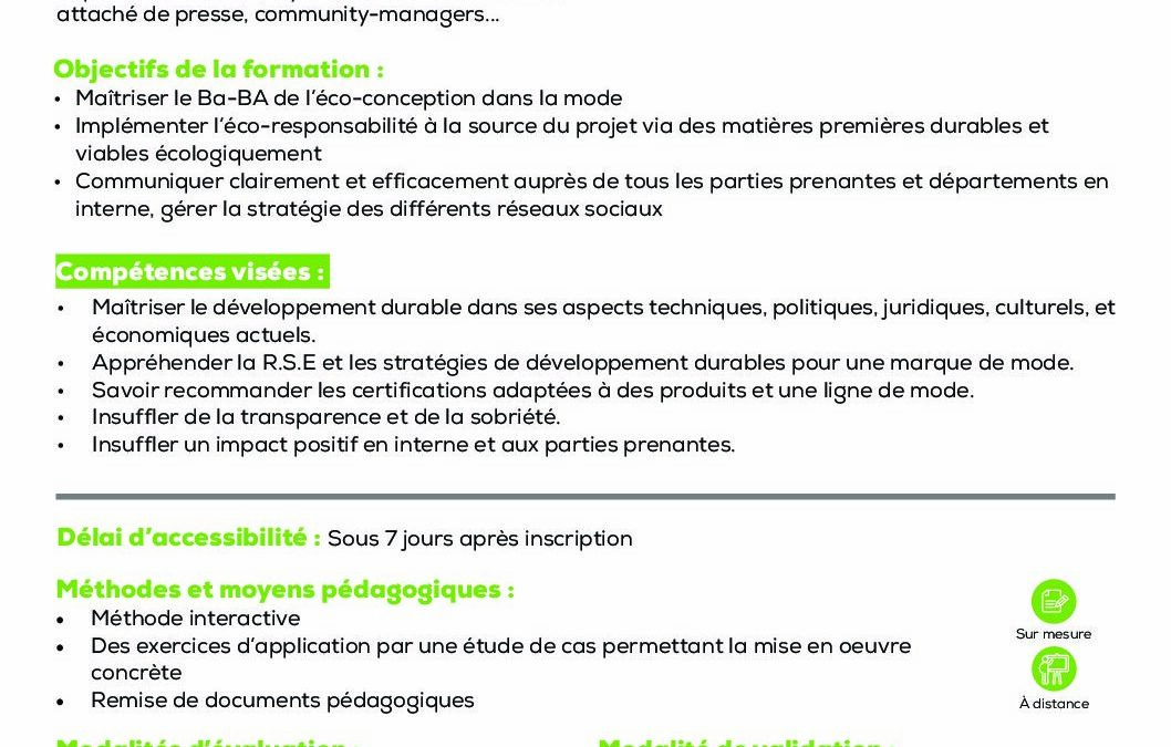 RSE17 Créer des projets responsables au sein de mon entreprise