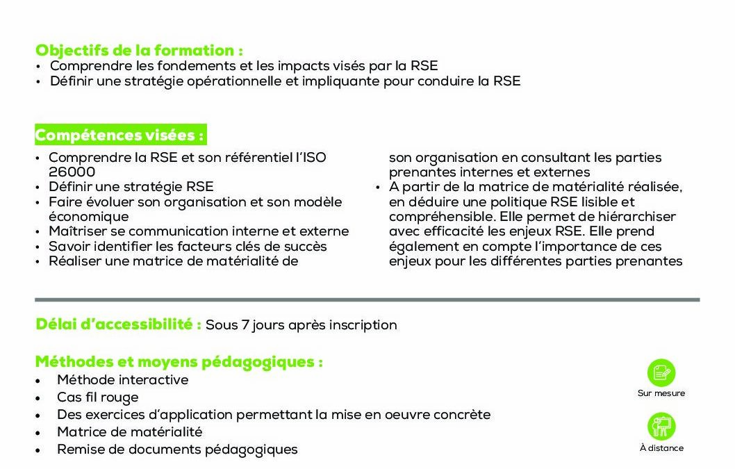 RSE8 Parcours déclic